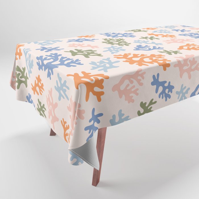 Coral Reef - peach  Tablecloth Gallery Image 1
