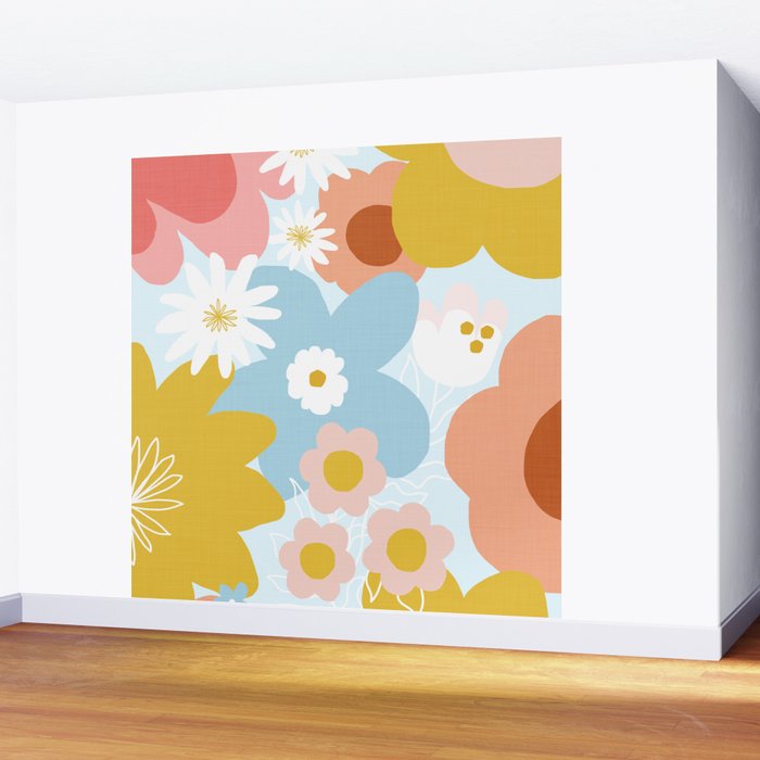 Bohemian bloom Wall Mural Gallery Image 2