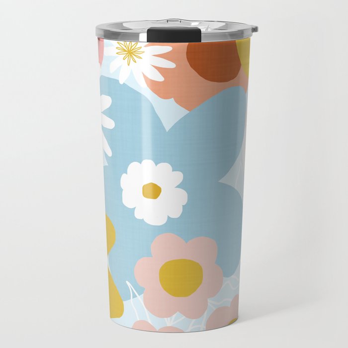 Bohemian bloom Travel Mug Gallery Image 1
