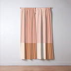 Color Block Line Abstract XVI Window Curtain Gallery Image 3