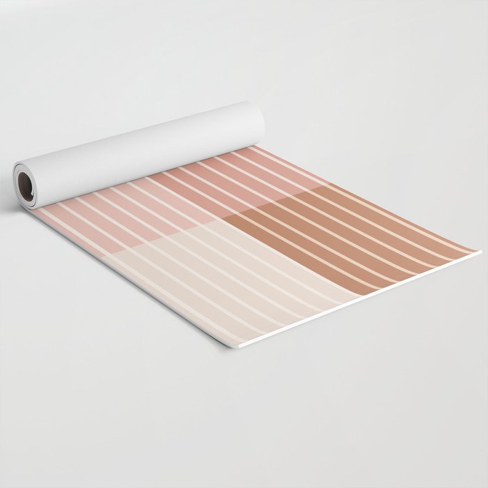 Color Block Line Abstract XVI Yoga Mat Gallery Image 2