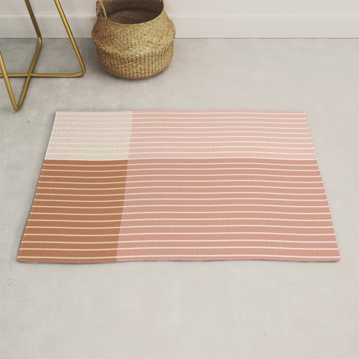 Color Block Line Abstract XVI Rug Gallery Image 1
