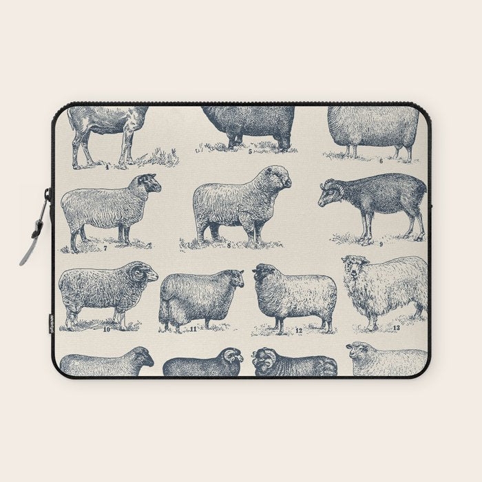 Types of Sheep Laptop Sleeve Gallery Image 1