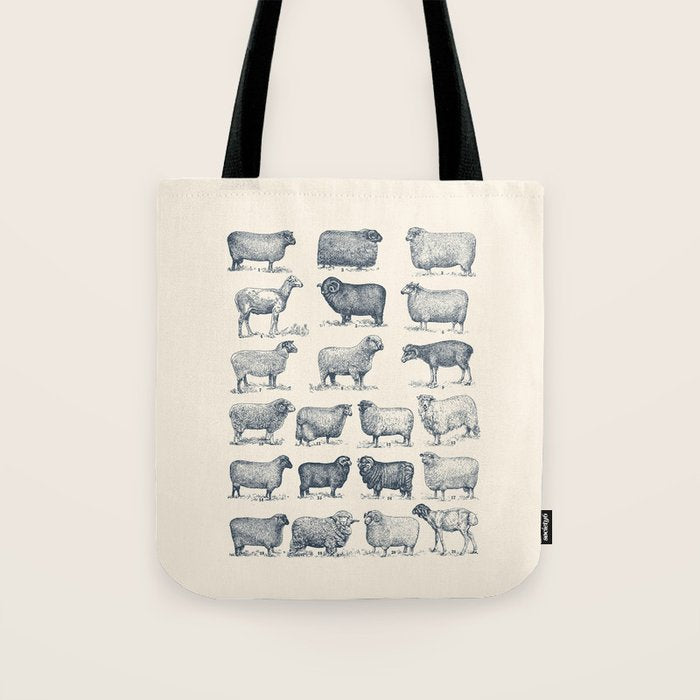 Types of Sheep Tote Bag Gallery Image 1