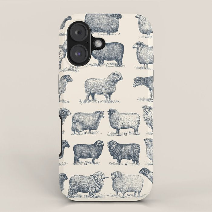 Types of Sheep iPhone Case Gallery Image 1