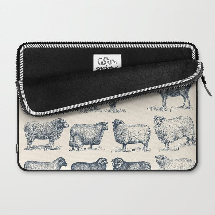 Types of Sheep Laptop Sleeve Gallery Image 2