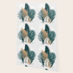 Gold and Green Palm Leaves Wallpaper Gallery Image 2
