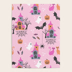Pink Halloween pastel spooky party Poster Gallery Image 4