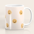 Yellow Smiley Face Pattern Coffee Mug Gallery Image 1