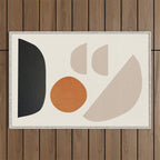 abstract minimal 62 Outdoor Rug Gallery Image 1