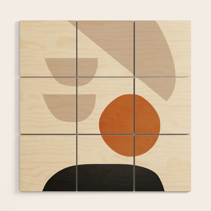 abstract minimal 62 Wood Wall Art Gallery Image 1