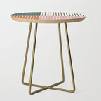 Color Block Line Abstract V Colorful Retro Side Table Gallery Image 1
