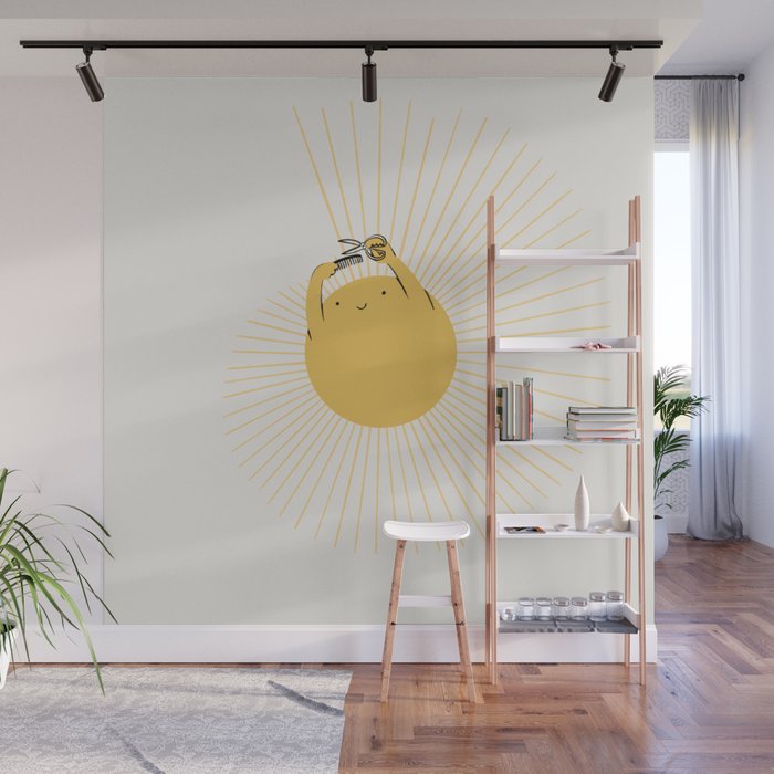 Summer Hair Cut Wall Mural Gallery Image 1