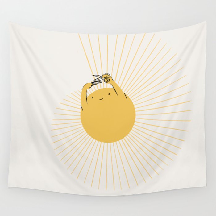 Summer Hair Cut Wall Tapestry Gallery Image 4