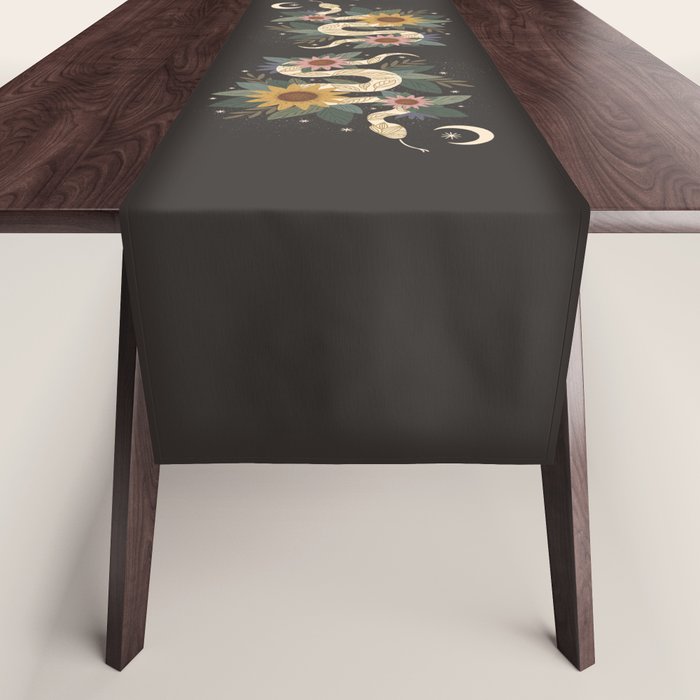 Year of the Snake - Black Table Runner Gallery Image 1