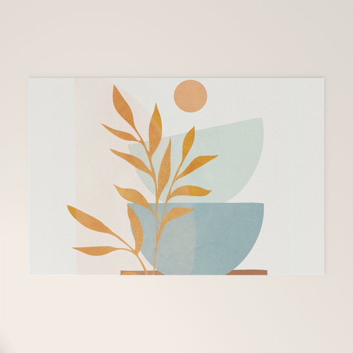Soft Abstract Shapes 02 Welcome Mat Gallery Image 1