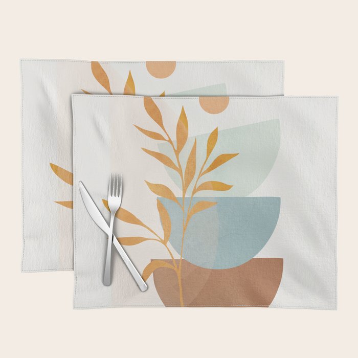 Soft Abstract Shapes 02 Placemat Gallery Image 1