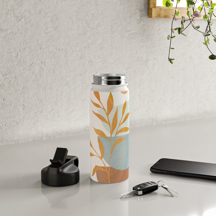 Soft Abstract Shapes 02 Water Bottle Gallery Image 4