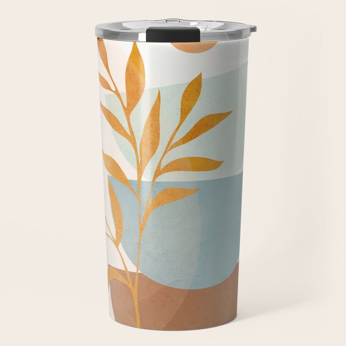 Soft Abstract Shapes 02 Travel Mug Gallery Image 1