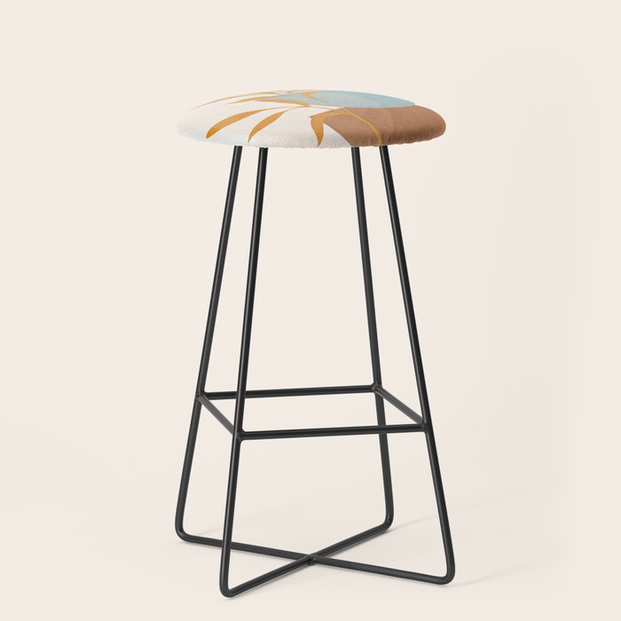 Soft Abstract Shapes 02 Stool Gallery Image 1