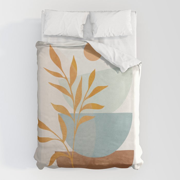 Soft Abstract Shapes 02 Duvet Cover Gallery Image 6