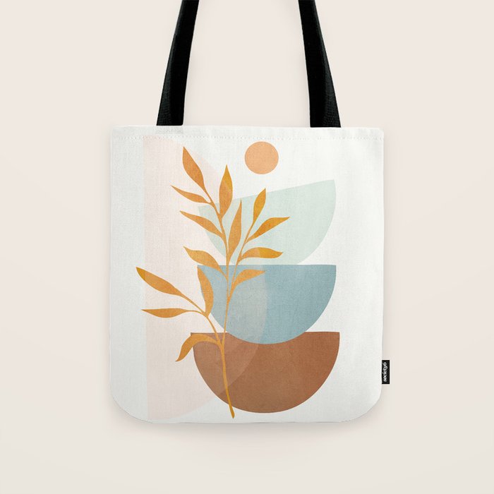 Soft Abstract Shapes 02 Tote Bag Gallery Image 1