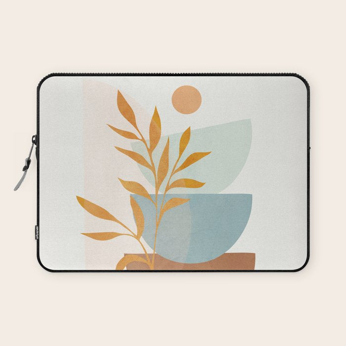 Soft Abstract Shapes 02 Laptop Sleeve Gallery Image 1