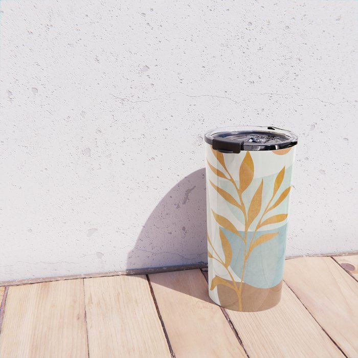 Soft Abstract Shapes 02 Travel Mug Gallery Image 4
