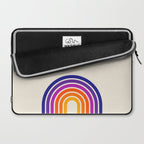 Rainbow Sun: Retro 80s Edition Laptop Sleeve Gallery Image 2