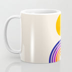 Rainbow Sun: Retro 80s Edition Coffee Mug Gallery Image 3