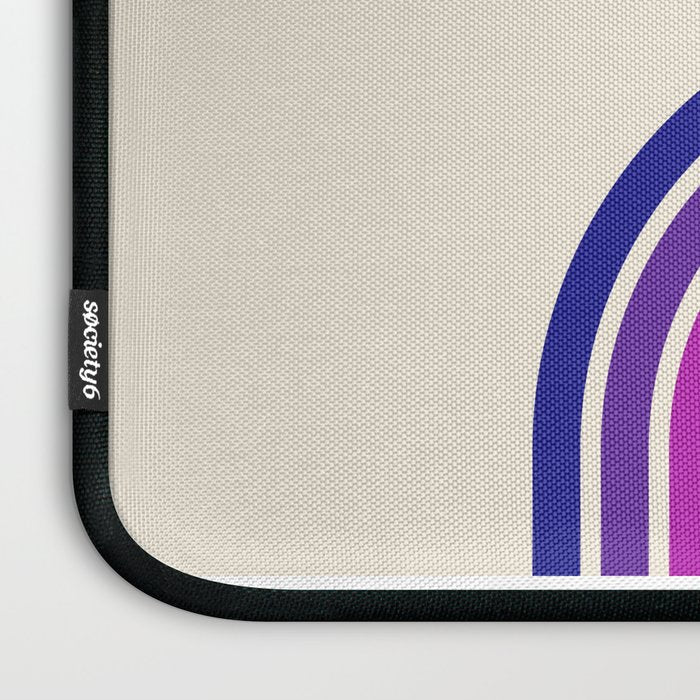 Rainbow Sun: Retro 80s Edition Laptop Sleeve Gallery Image 3