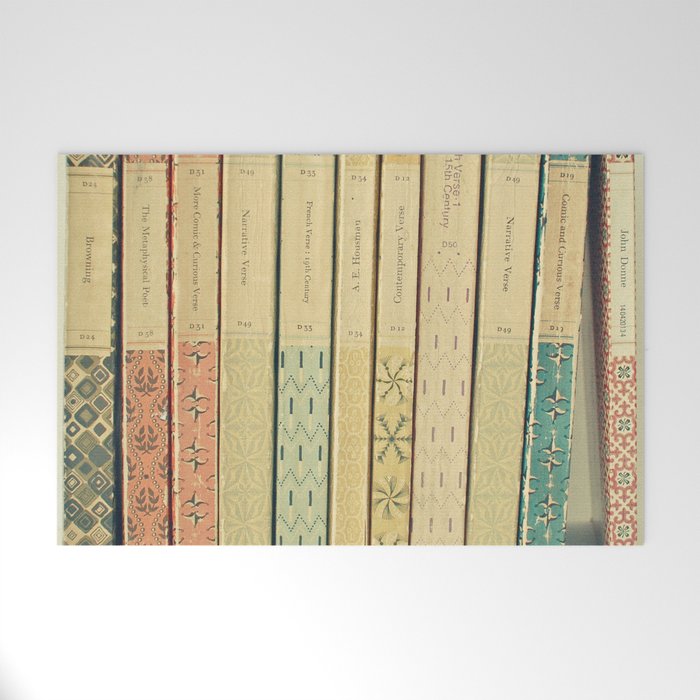 Old Books Welcome Mat Gallery Image 1