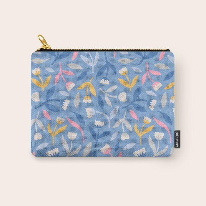 Keep Going, Keep Growing - Blue Carry All Pouch Gallery Image 1