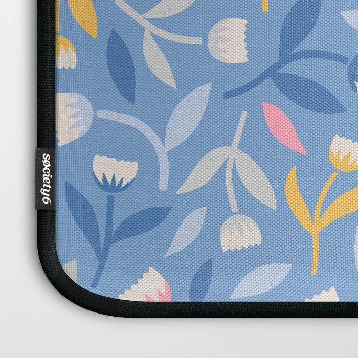 Keep Going, Keep Growing - Blue Laptop Sleeve Gallery Image 3