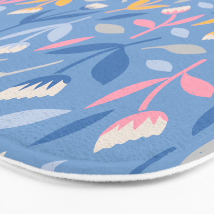 Keep Going, Keep Growing - Blue Bath Mat Gallery Image 3