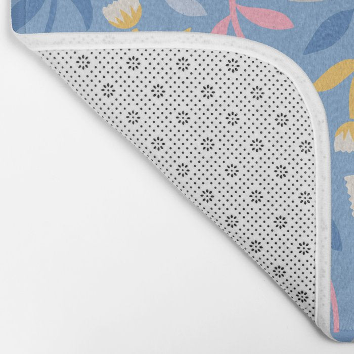 Keep Going, Keep Growing - Blue Bath Mat Gallery Image 2