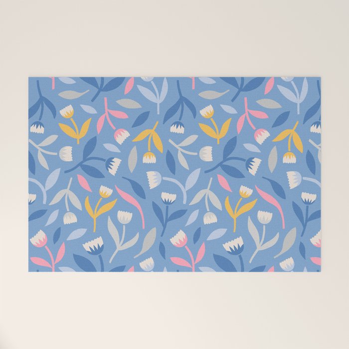 Keep Going, Keep Growing - Blue Welcome Mat Gallery Image 1