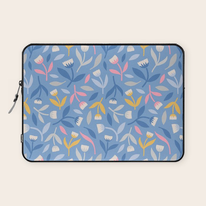 Keep Going, Keep Growing - Blue Laptop Sleeve Gallery Image 1