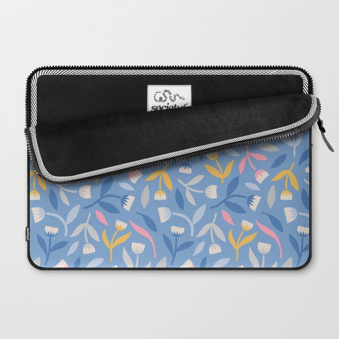 Keep Going, Keep Growing - Blue Laptop Sleeve Gallery Image 2