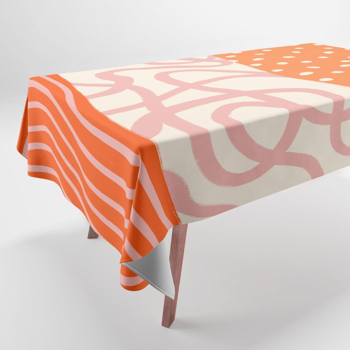 Peach Pattern Cake | PATTERN 08: The Retro Edition Tablecloth Gallery Image 1