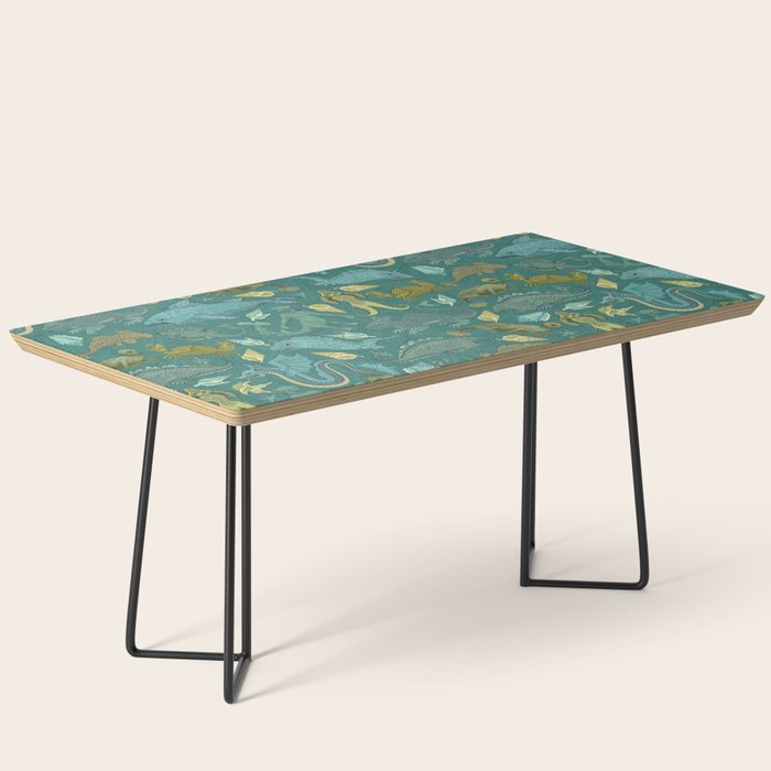 Deepsea Cryptids in Sea Green Coffee Table Gallery Image 1