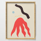 ABSTRACT PORTRAIT OF ANASTASIA Serving Tray Gallery Image 1