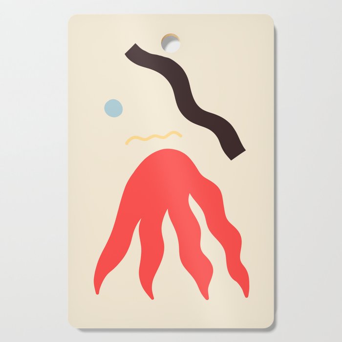 ABSTRACT PORTRAIT OF ANASTASIA Cutting Board Gallery Image 1