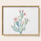 Cactus 2  White #society6 #buyart Serving Tray Gallery Image 1