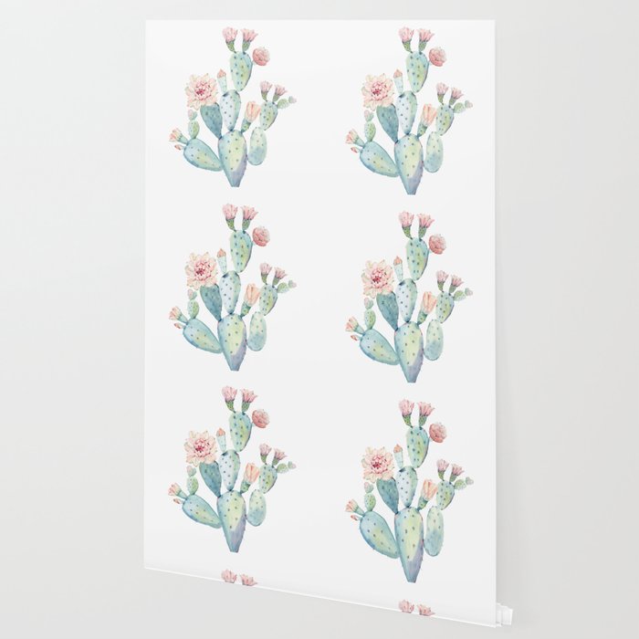 Cactus 2  White #society6 #buyart Wallpaper Gallery Image 2