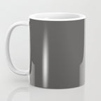 Solid Gray Grey Color Coffee Mug Gallery Image 3