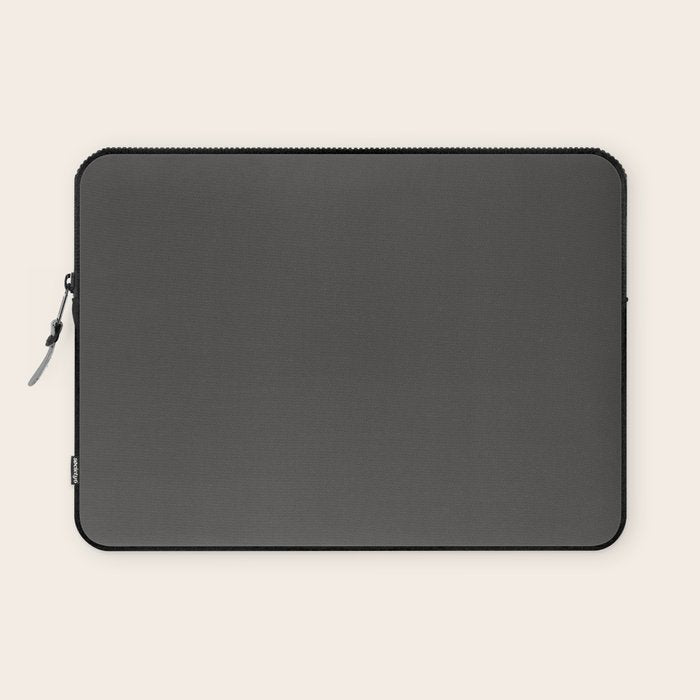 Solid Gray Grey Color Laptop Sleeve Gallery Image 1