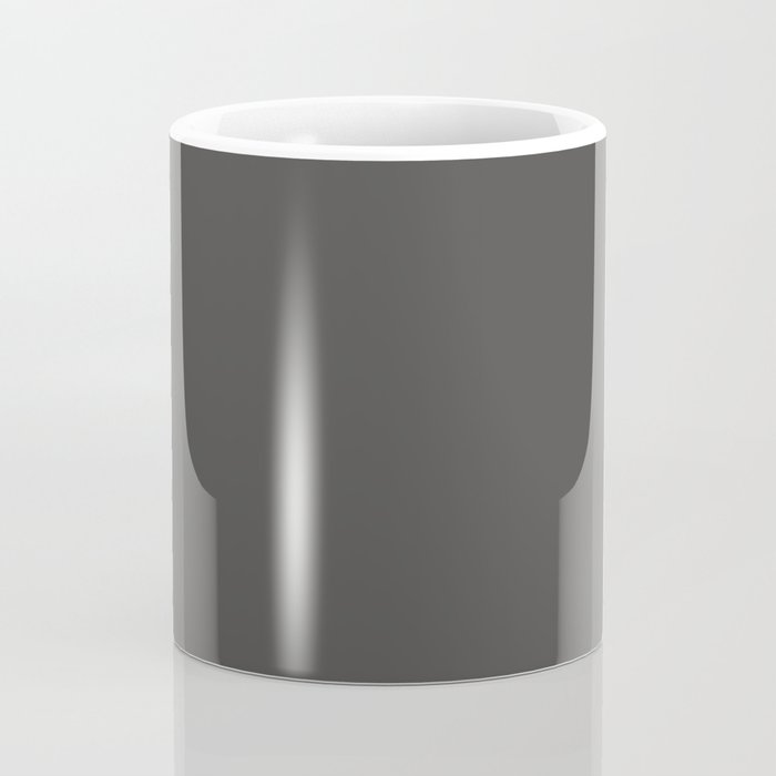 Solid Gray Grey Color Coffee Mug Gallery Image 4