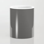 Solid Gray Grey Color Coffee Mug Gallery Image 4