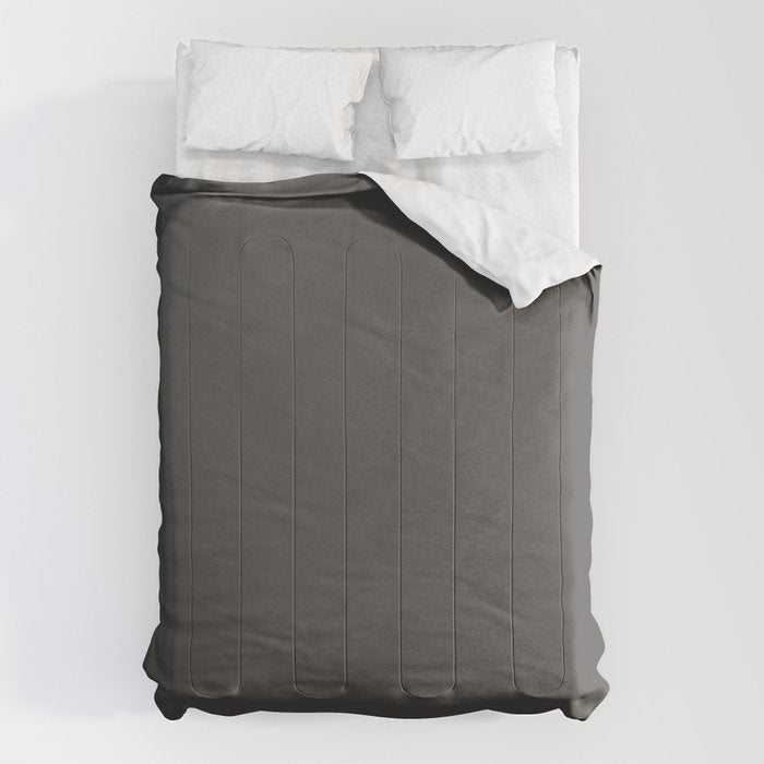 Solid Gray Grey Color Comforter Gallery Image 1